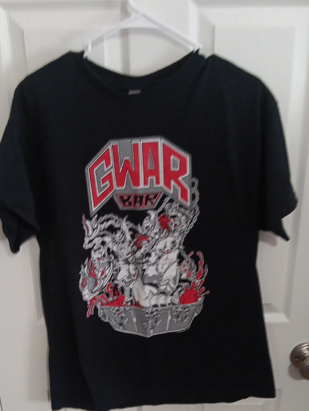 Gwar Bar Graphic Tee with Red and Gray Print